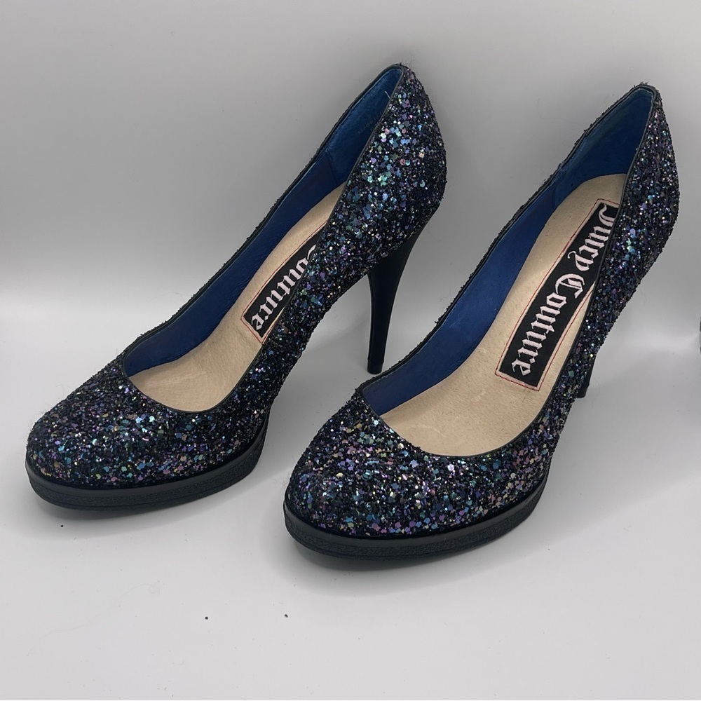 Sparkling Juicy Couture 4” heels - Picture 2 of 14